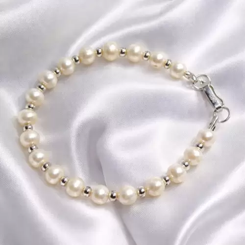 Mi Cofre: Pulsera de Perlas Plata 950