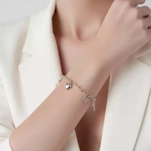Mi Cofre: Pulsera de Plata 950 Amor y Fé
